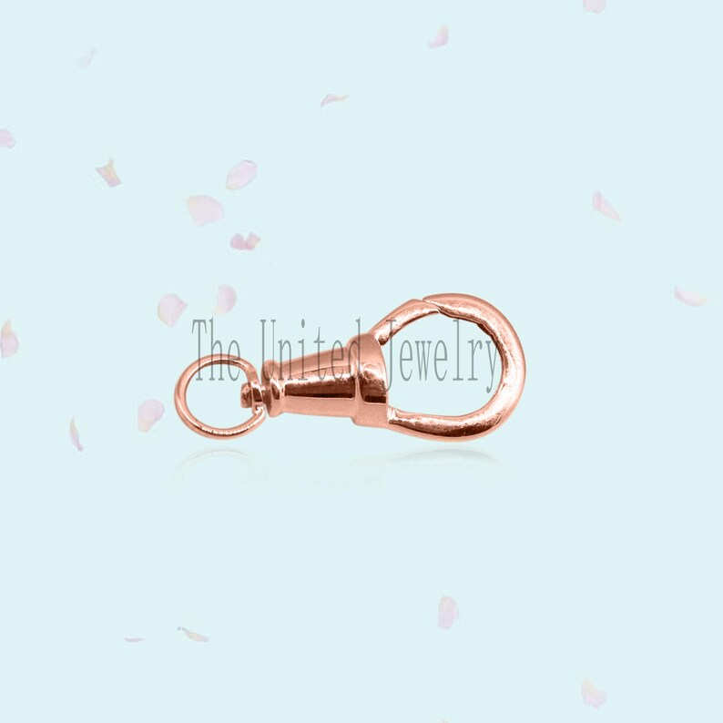 Handmade Swivel Lock Jewelry Findings 925 Sterling Silver