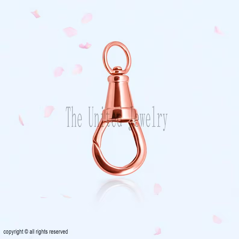Handmade Swivel Lock Jewelry Findings 925 Sterling Silver