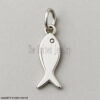 925 Sterling Silver Fish Charm – Minimalist Ocean Jewelry, Animal Pendant for Bracelet or Necklace