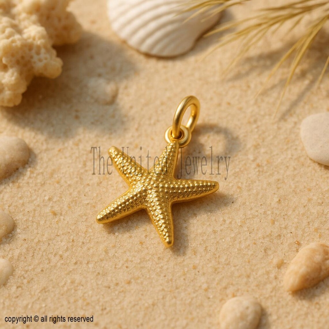 Sterling Silver Starfish Charm