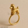 Sterling Silver Poodle Ring: Custom Size Pet Lover Gift