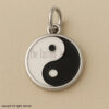 Yin Yang Enamel Pendant | 925 Sterling Silver | Balance & Harmony Necklace Charm