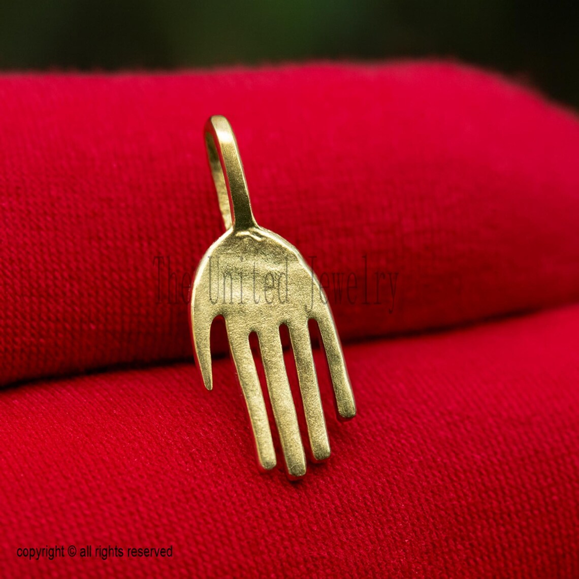 Handmade 925 Sterling Silver Designer Hamsa Hand Charm Pendant Necklace Jewelry