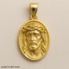 925 Sterling Silver Jesus Pendant | Gold Plated Religious Necklace