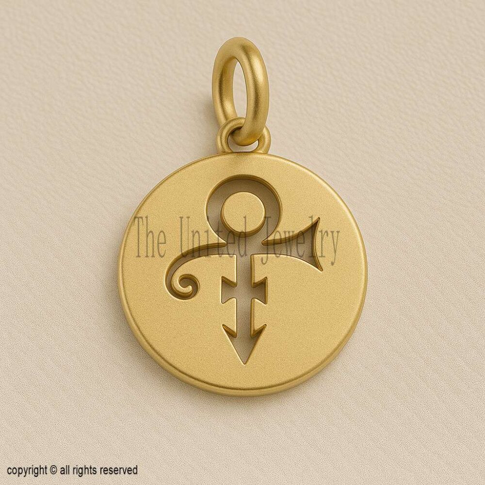 Mystic Symbol Pendant – 18K Gold Plated Sterling Silver Medallion
