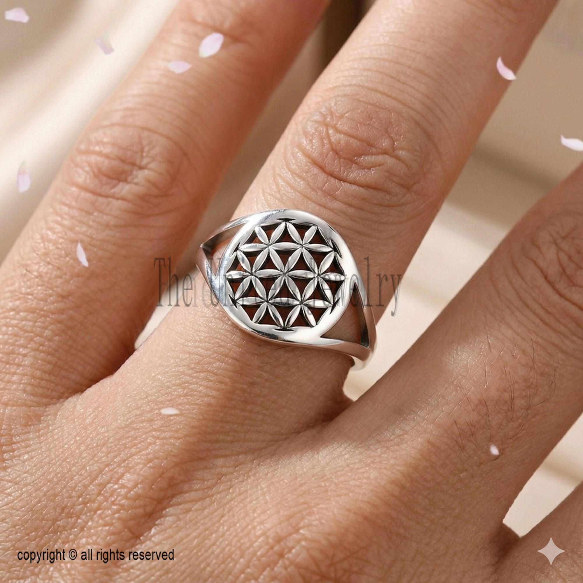 Handmade Filigree Ring 925 Sterling Silver Jewelry