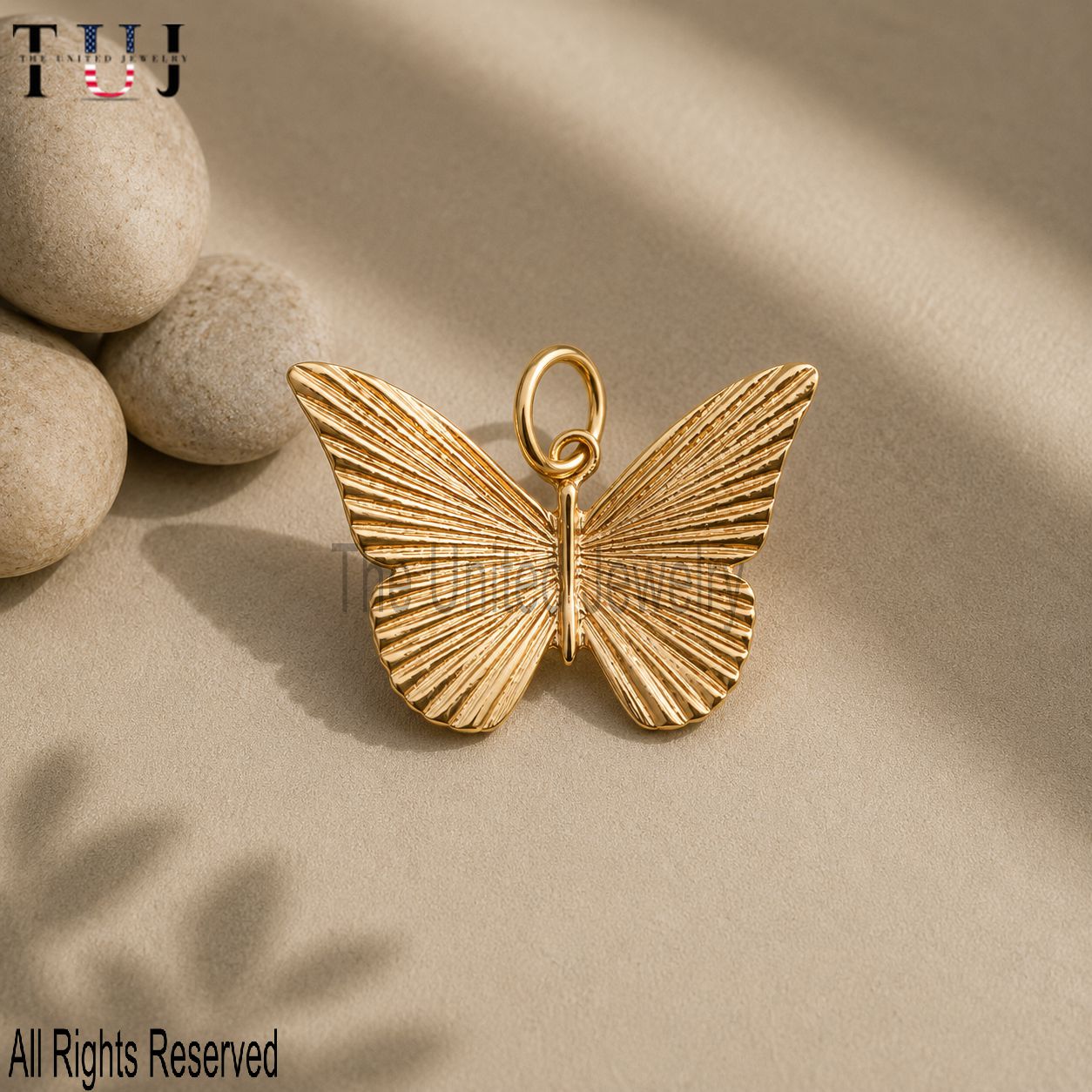 Butterfly Pendant Charm: Handmade Jewelry Gift