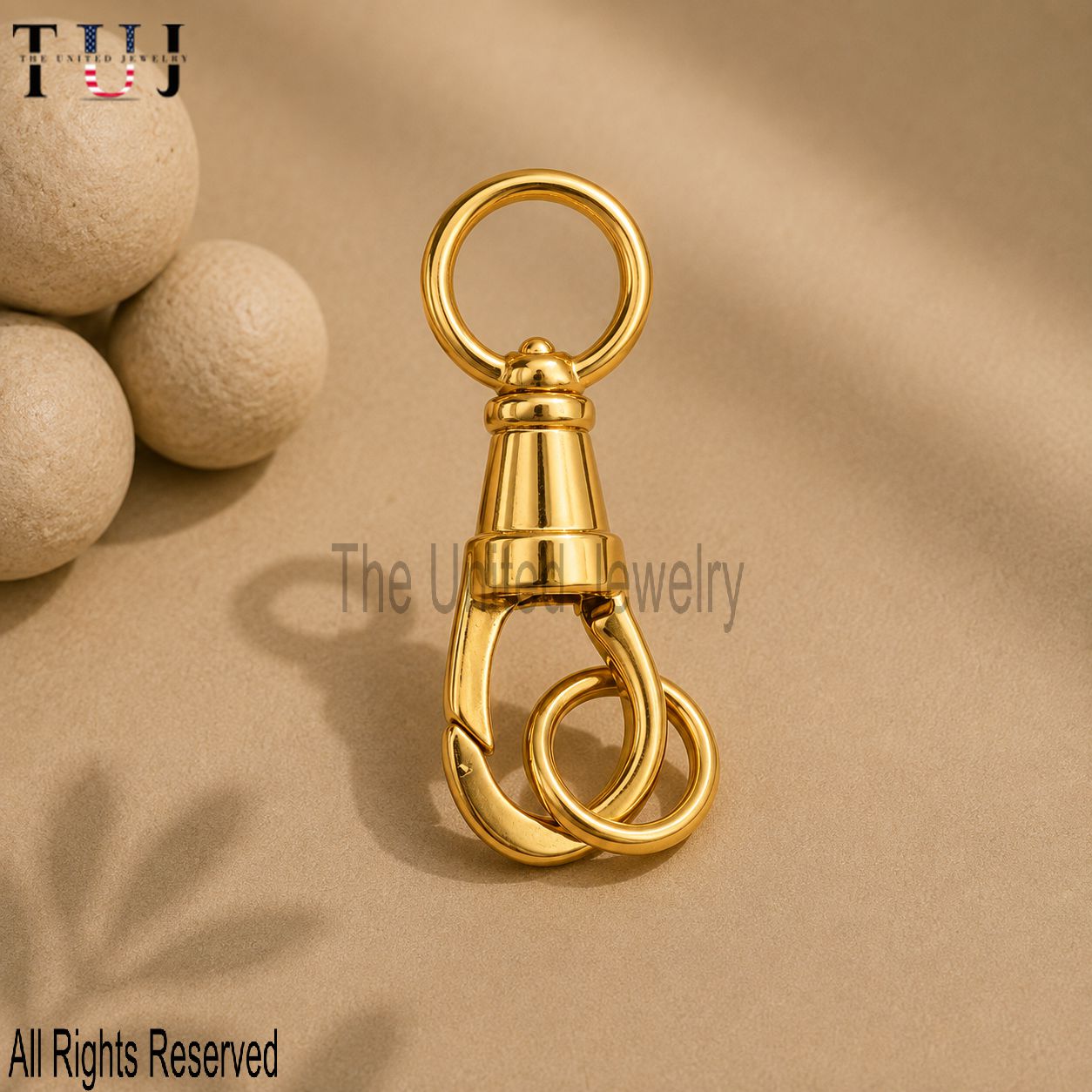 Handmade Swivel Lock With Bail Jewelry Findings 925 Sterling Silver