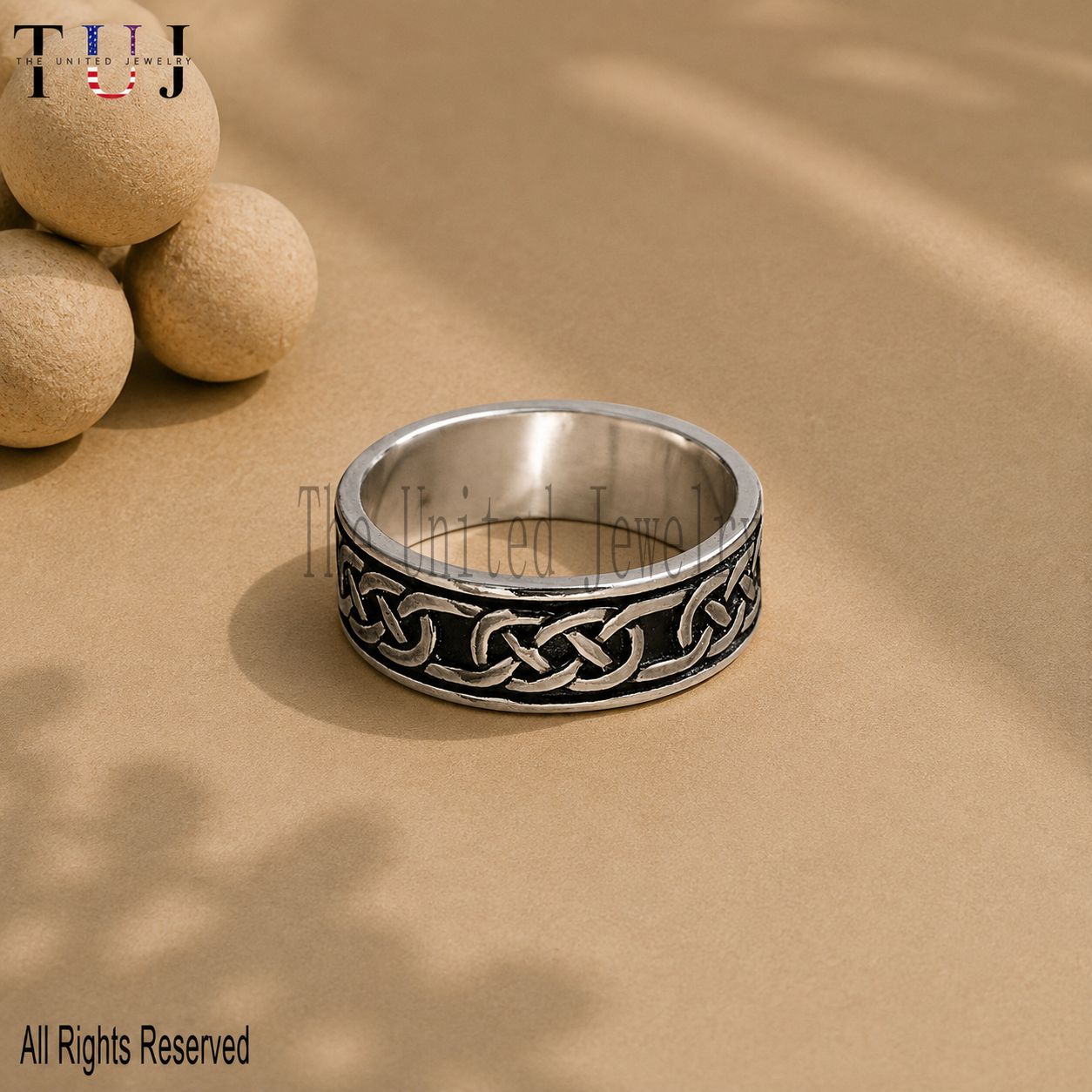 Handmade Filigree Band Ring 925 Sterling Silver Jewelry