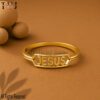 Handmade JESUS Ring 925 Sterling Silver Jewelry