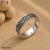 Handmade Filigree Band Ring 925 Sterling Silver Jewelry