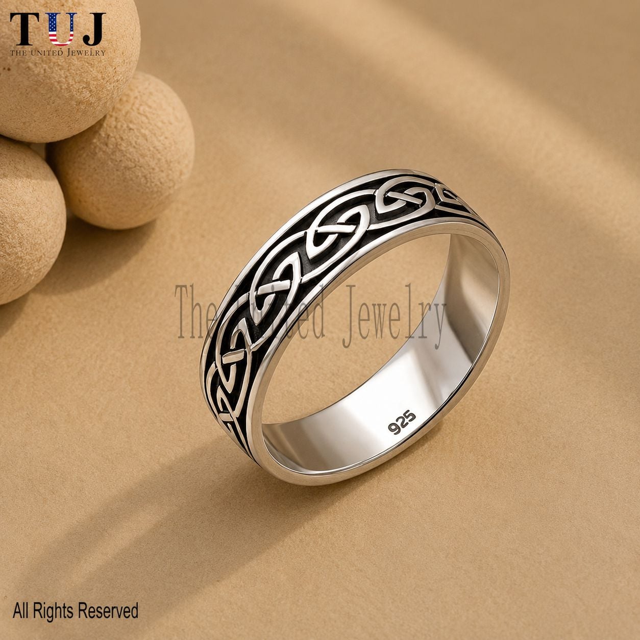 Handmade Filigree Band Ring 925 Sterling Silver Jewelry