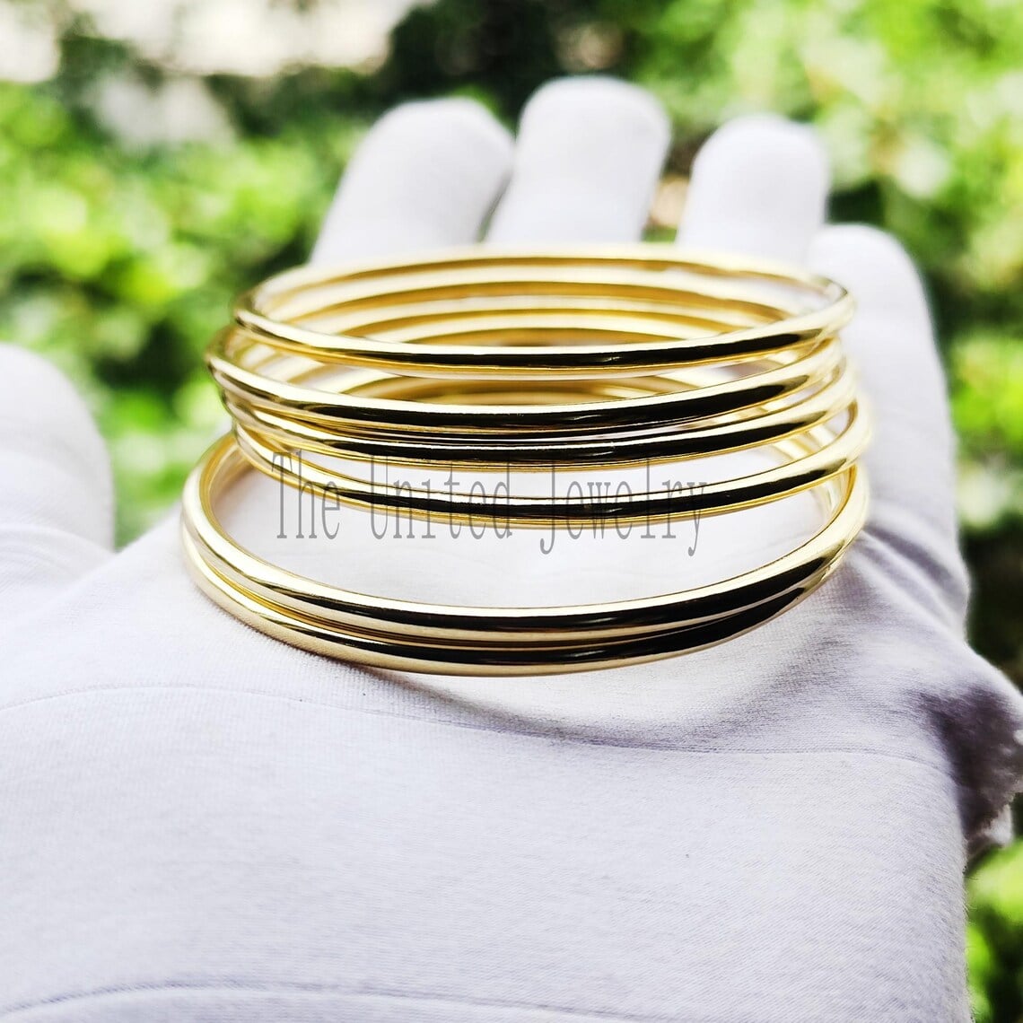 Handmade Round Bangles In 925 Sterling Silver Jewelry
