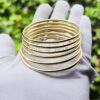 Handmade Round Bangles In 925 Sterling Silver Jewelry