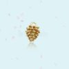 925 Sterling Silver Pine Cone Charm Pendant Jewelry