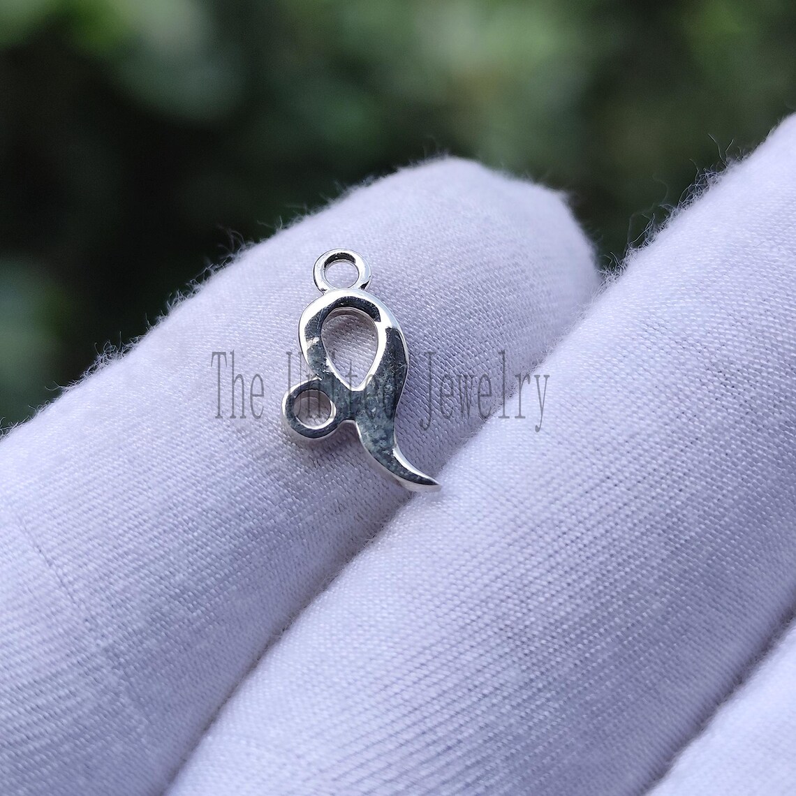 Vintage Sterling Silver Leo Charm Pendant – Zodiac Astrology Sign