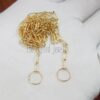Handmade Sterling Silver Paper Clip Chain: Carabiner Clasp