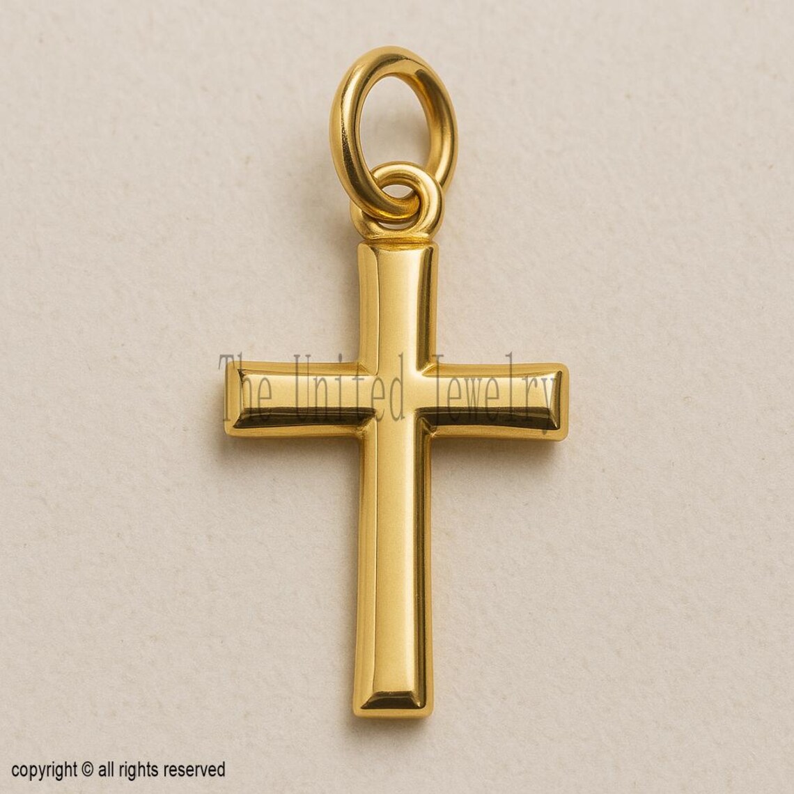 Sterling Silver Cross Pendant | Classic Religious Jewelry | Minimalist Faith Symbol Charm for Necklace