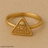 Sterling Silver Skull & Crossbones Ring – Edgy Gothic Jewelry