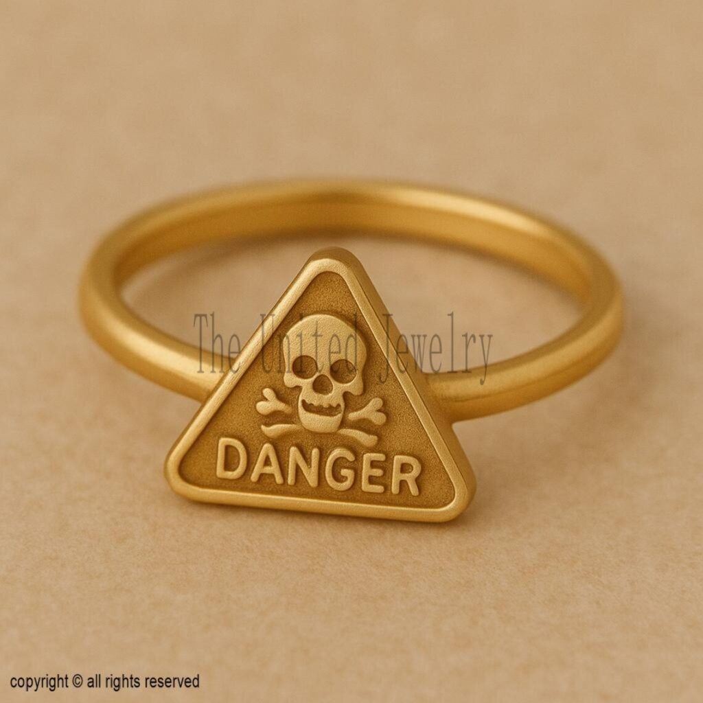 Sterling Silver Skull & Crossbones Ring – Edgy Gothic Jewelry