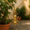 925 Sterling Silver Ant Charm Pendant | Nature Insect Necklace | Minimalist Animal Jewelry