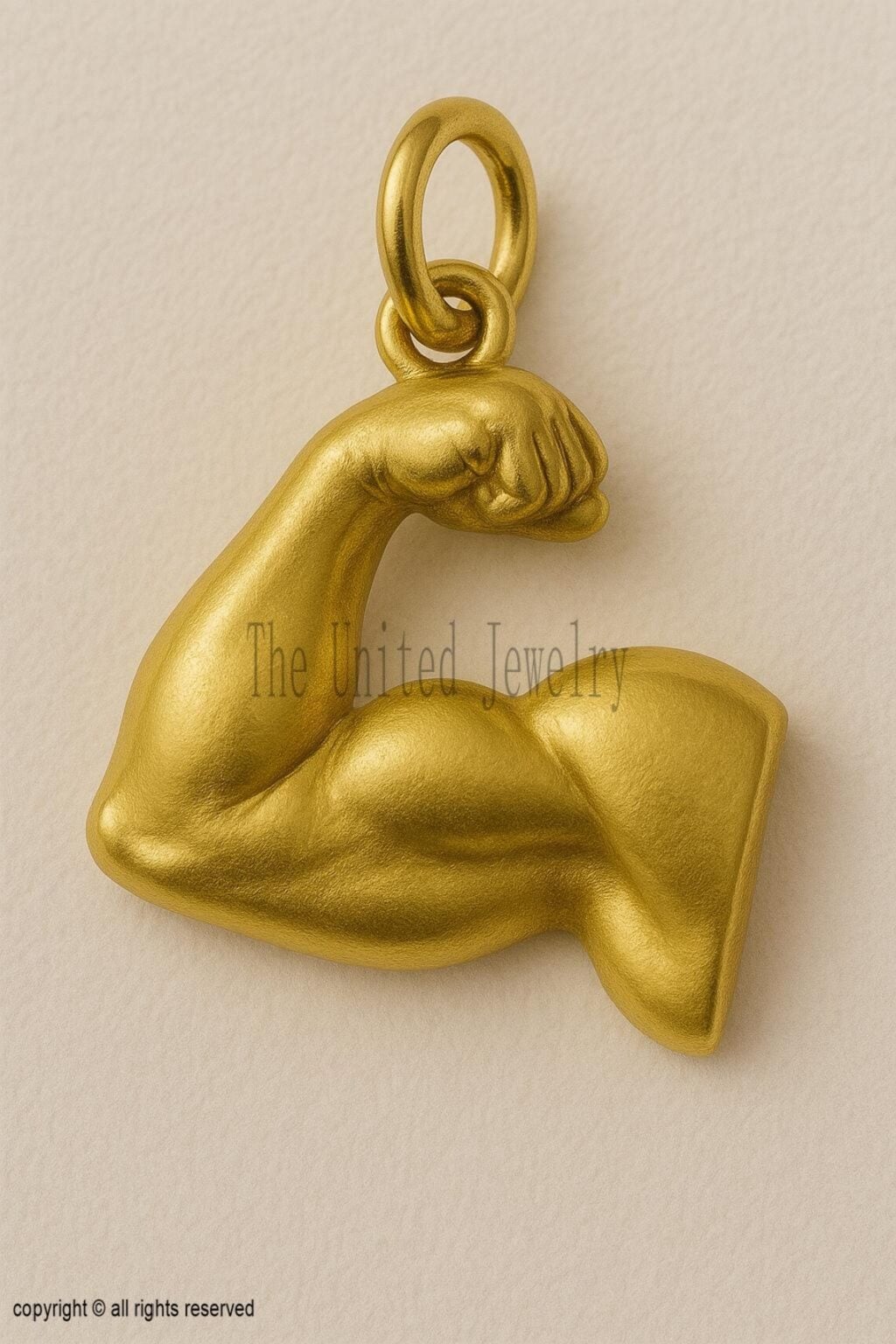 Sterling Silver Flexed Arm Pendant | Strength Fitness Jewelry for Men | Gym Bodybuilder Charm Necklace