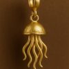 Jellyfish Pendant Necklace | 925 Sterling Silver Ocean Charm | Handmade Sea Creature Jewelry