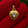 moissanite Heart 925 Sterling Silver Handmade Heart Pendant Jewelry