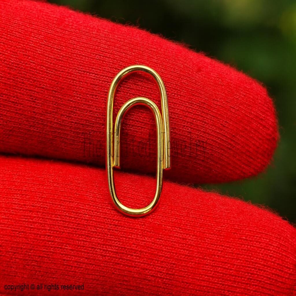 Handmade 925 Sterling Silver Durable Paper Clip Enhancer Jewelry