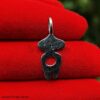 Sterling Silver Tooth Charm: Polished Dental Hygienist Necklace, 15mm