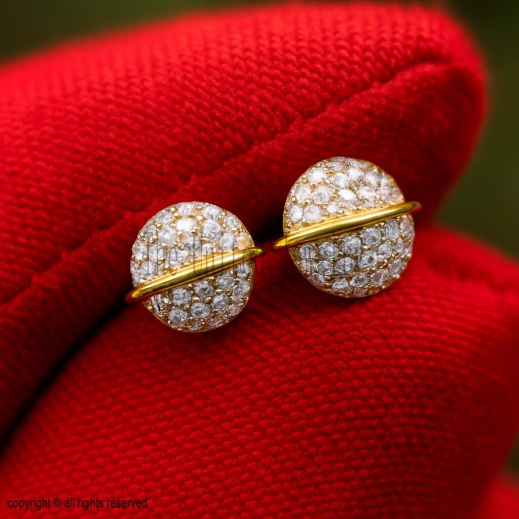 925 Sterling Silver Planet Stud Earrings For Women’s