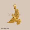 925 Sterling Silver Bird Pendant Necklace, Flying Bird Charm, Minimal Animal Jewelry