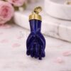 Handmade Carved Lapis Lazuli Gemstone Figa Hand In Sterling Silver Jewelry