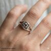 Handmade Filigree Ring 925 Sterling Silver Jewelry