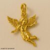 925 Sterling Silver Angel Pendant | Gold Plated Guardian Angel Charm