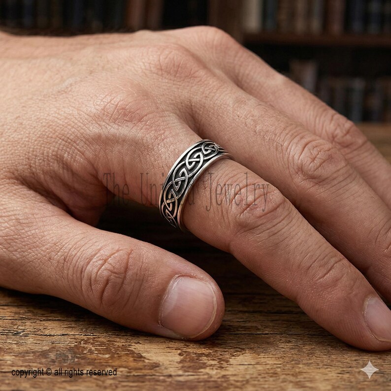 Handmade Filigree Band Ring 925 Sterling Silver Jewelry