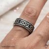 Handmade Filigree Band Ring 925 Sterling Silver Jewelry