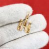 925 Silver Mosque Pendant, Islamic Charm, Gold Plated Religious Jewelry