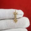Dainty 925 Sterling Silver Gold Plated Pave CZ Arrow Pendant