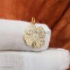 " Four-Leaf Clover Lucky Pendant in 925 Sterling Silver"