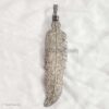 925 Sterling Silver Pavé Diamond Wing Pendant