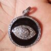 925 Sterling Silver Evil Eye Medallion