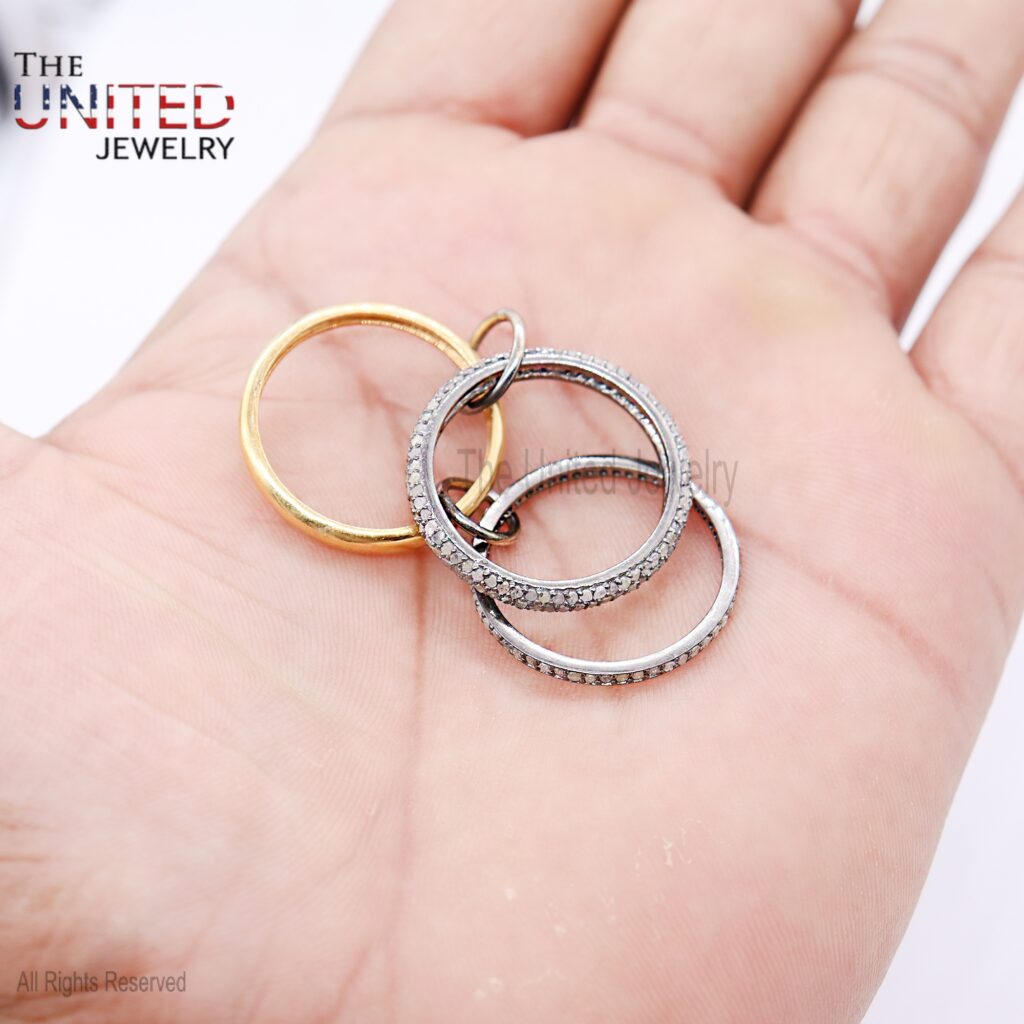 Handmade 925 Sterling Silver Black Rhodium Massive Green Onyx Statement Ring