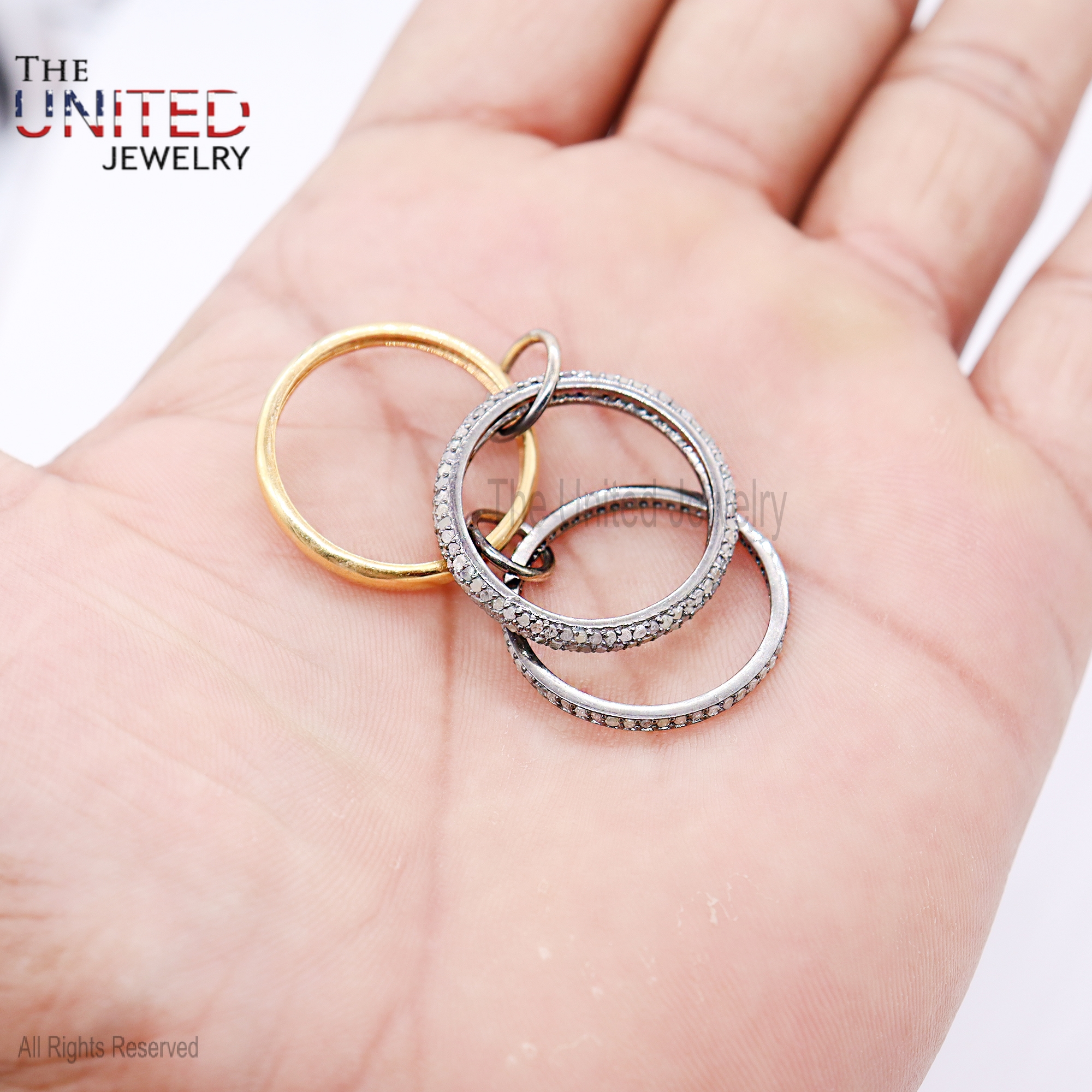 Handmade 925 Sterling Silver Black Rhodium Massive Green Onyx Statement Ring