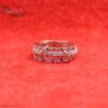 925 Sterling Silver Bold Triple-Layer Statement Ring
