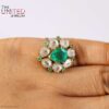 925 Sterling Silver Royal Sunburst Ring