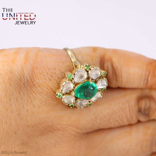 925 Sterling Silver Royal Sunburst Ring