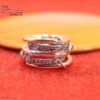 925 sterling silver Multi-Band Interlocking Ring Stack