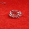 Marina Link Interlocking 925 Sterling Silver Multi-Band Rolling Ring