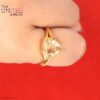 Trillion-Cut Citrine 925 Sterling Silver Modern Solitaire Ring